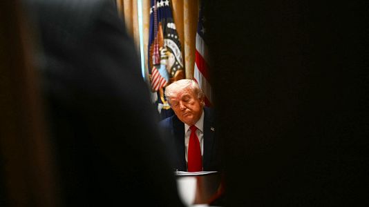 Trump anuncia que tomar� hoy "una decisi�n final" sobre el acuerdo con Ir�n en una reuni�n en la Casa Blanca