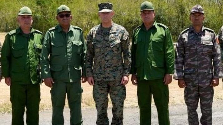 Telediario Fin de Semana - El comandante del SOUTHCOM se reúne con altos mandos militares cubanos en las inmediaciones de Guantánamo