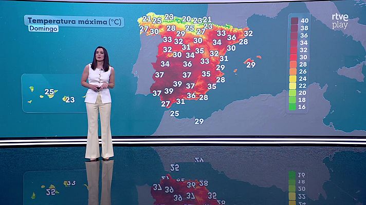 El tiempo - Las máximas descenderán en Baleares, tercio norte y fachada oriental peninsular