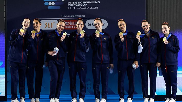 Espa�a gana el oro en estilo libre en la Copa del Mundo en Pontevedra