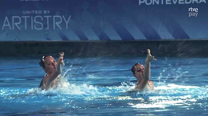 Natación - Copa del Mundo. Duos Técnica Femenino