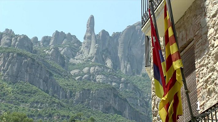 L'Informatiu - Montserrat, punt clau de la visita del Papa amb restriccions d'accés a la muntanya