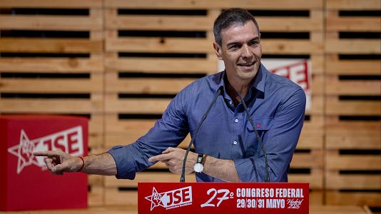 S�nchez promete contundencia ante los "infundios" de la "derecha marrullera" y pide tiempo: "Hasta 2027 y m�s all�"