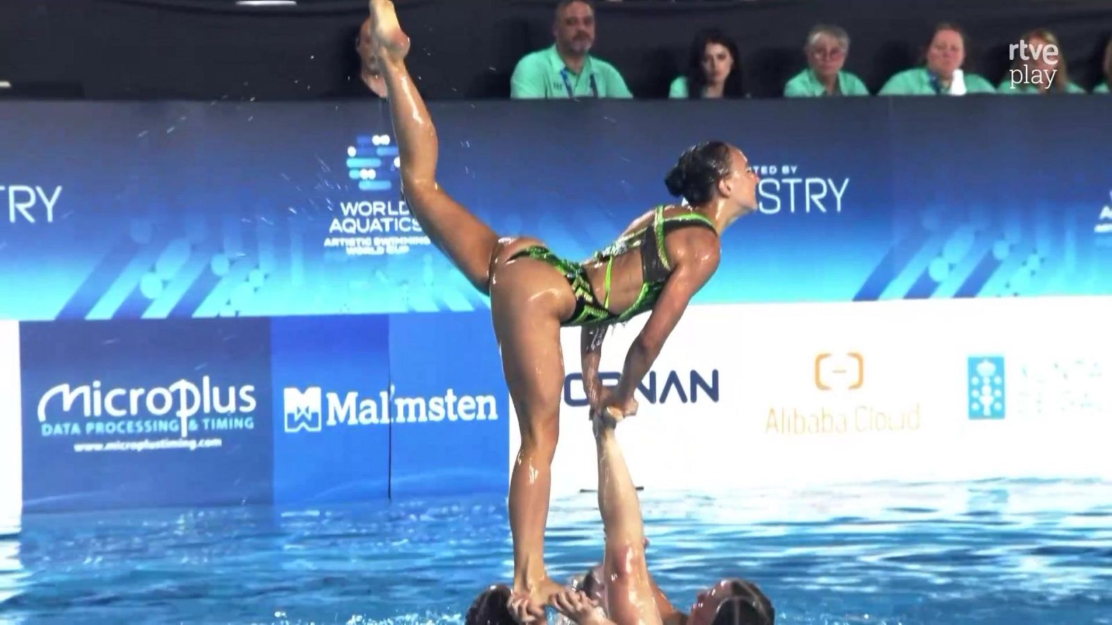 Natación Artística - Copa del Mundo. Rutina Acrobática - Natación | Ver