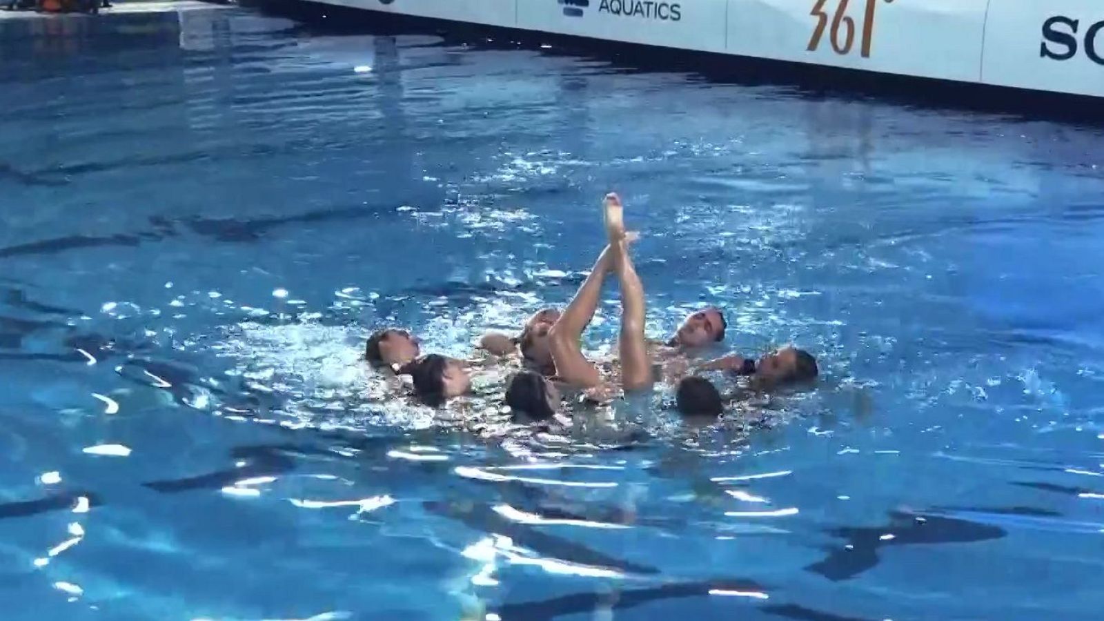 Natación Artística - Copa del Mundo. Ejercicio de España Berghain - Natación | Ver