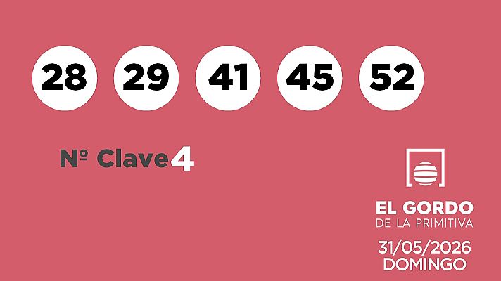 SELAE - Sorteo de la Lotería Gordo de la Primitiva del 31/05/2026