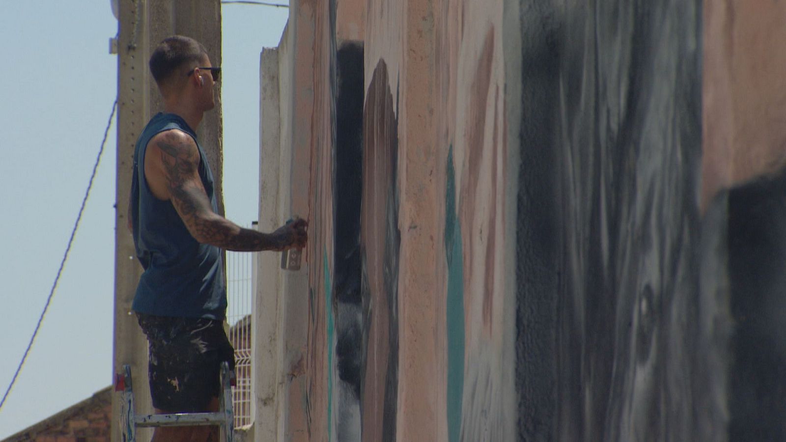 Villafranca se llena de murales en el 31330 Art Festival - Telenavarra | Ver