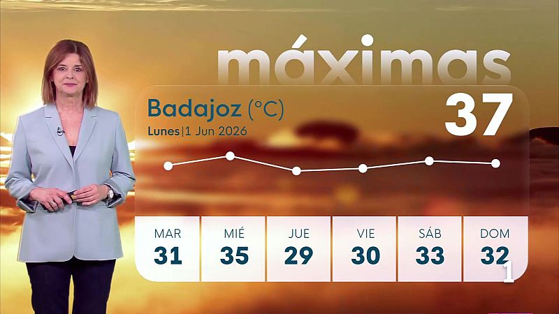 El tiempo en Extremadura - 01/06/2026 - Ver ahora
