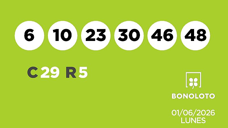 Sorteo de la Lotería Bonoloto del 01/06/2026 - Ver ahora