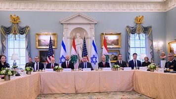 Israel y L�bano negocian de nuevo en Washington pese a los ataques israel�es que dejan al menos una decena de muertos