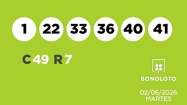 SELAE - Sorteo de la Lotería Bonoloto y Euromillones del 02/06/2026