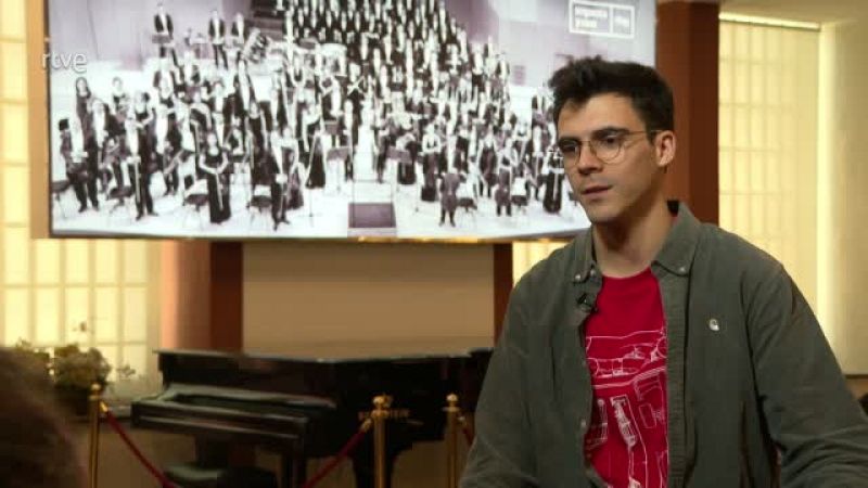 El chelista Carlos Vidal, entrevistado por Benjam�n N��ez para Los conciertos de La 2 - Los conciertos de La 2 | Ver