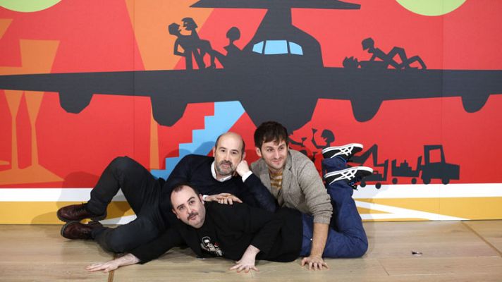 Telediario 1 - Pedro Almodóvar presenta 'Los amantes pasajeros'