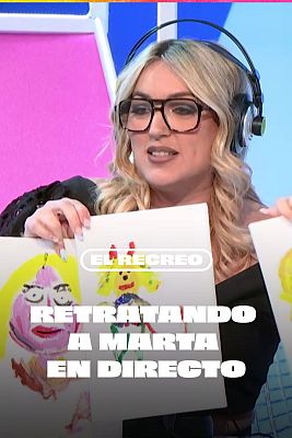 El recreo - ¿Arte o atentado estético? La mesa de 'El Recreo' se reta a pintar el mejor retrato de Marta Riesco
