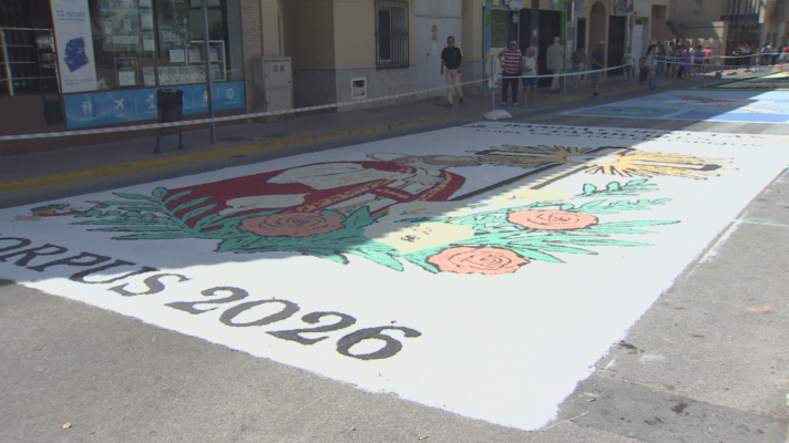 Noticias Murcia - Los vecinos de Archena celebran  una de sus tradiciones mas emblemáticas:  las alfombras de sal