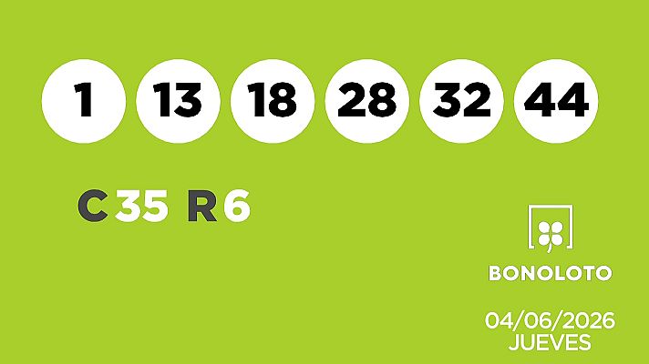 SELAE - Sorteo de la Lotería Bonoloto del 04/06/2026