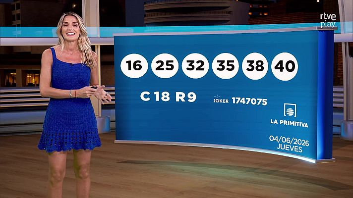 Loterías - Sorteo de la Lotería Nacional, Bonoloto, Primitiva y Jóker del 04/06/2026