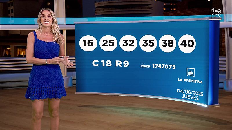 Sorteo de la Lotería Nacional, Bonoloto, Primitiva y Jóker: 04/06/2026 - Loterías | Ver