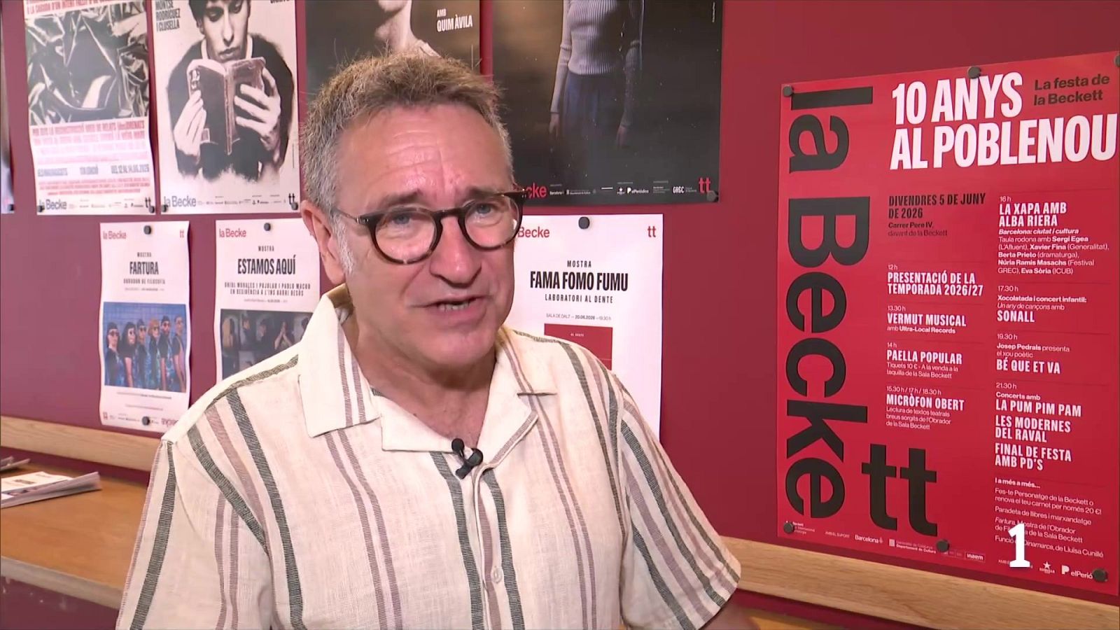 La Sala Beckett celebra 10 anys al Poblenou - L'Informatiu | Ver