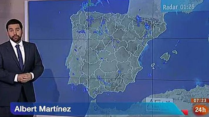 El tiempo - Lluvias y temperaturas más altas