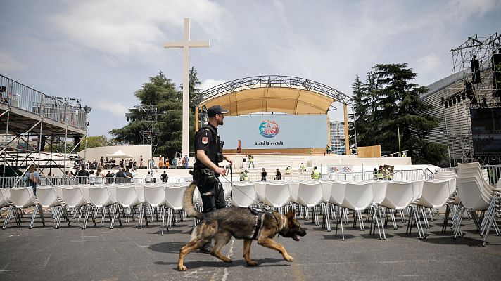 Telediario 1 - Madrid se prepara para recibir a León XIV