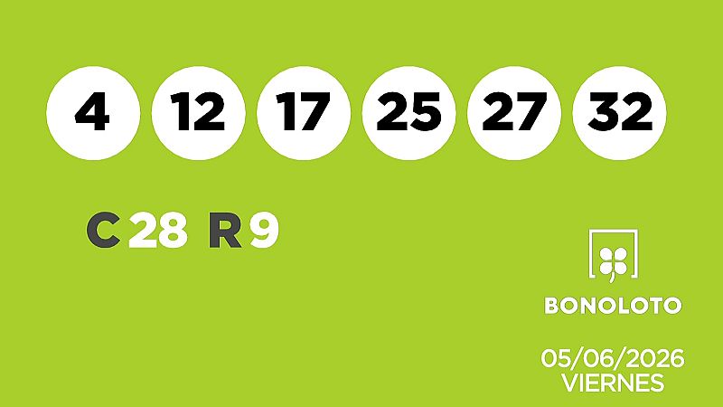 Sorteo de la Lotería Bonoloto y Euromillones del 05/06/2026 - Ver ahora
