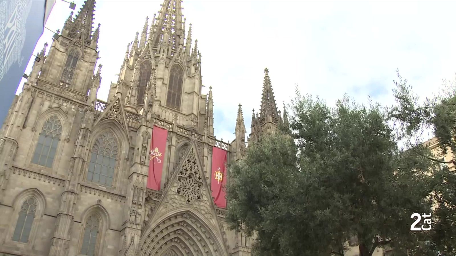 La catedral de Barcelona ultima preparatius per a la visita del papa Lleó XIV