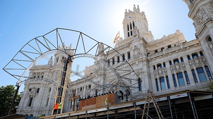 Telediario Fin de Semana - Cuenta atrás para la vigilia en la Plaza de Lima y la misa de Cibeles en la visita del papa