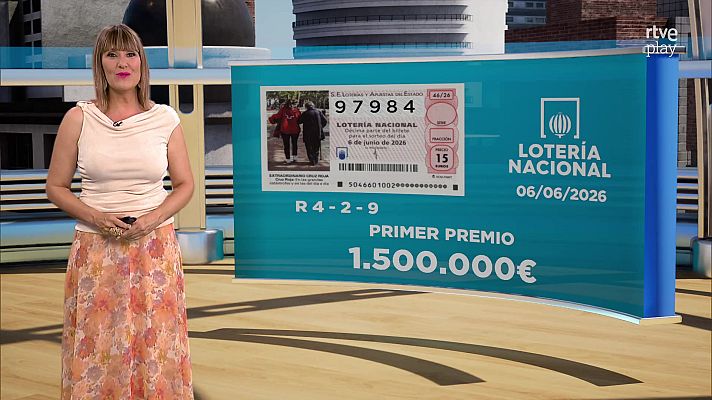 Loterías - Sorteo de la Lotería Nacional del 06/06/2026