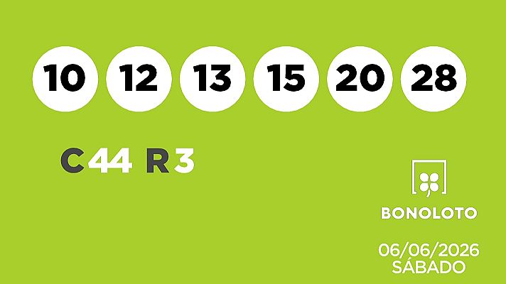 SELAE - Sorteo de la Lotería Bonoloto del 06/06/2026