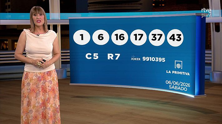 Loterías - Sorteo de la Bonoloto y Primitiva del 06/06/2026