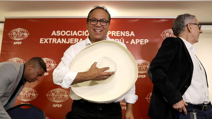 RTVE Noticias Vídeo - Roberto Sánchez promete "justicia y estabilidad" para Perú