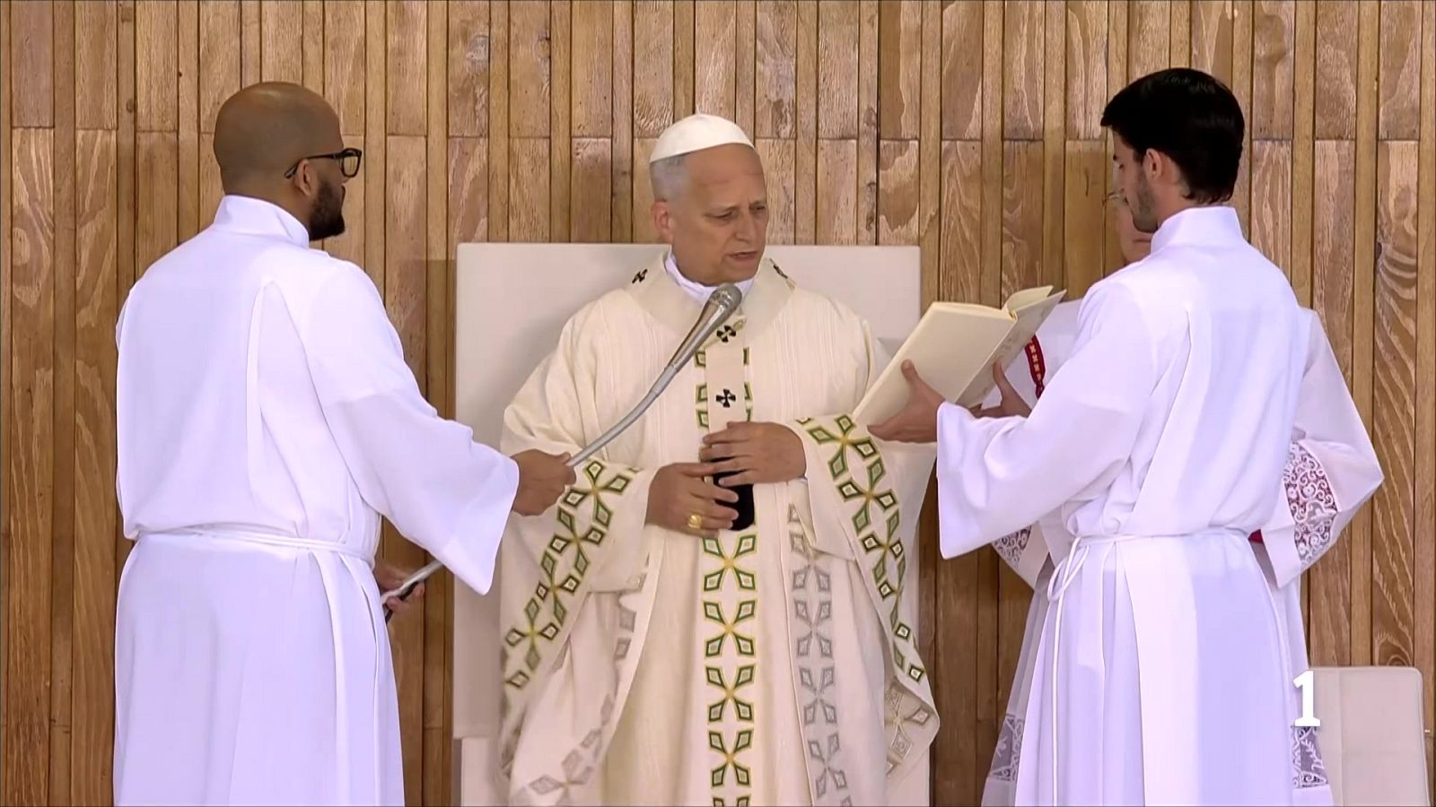 Missa multitudinària del papa a Madrid
