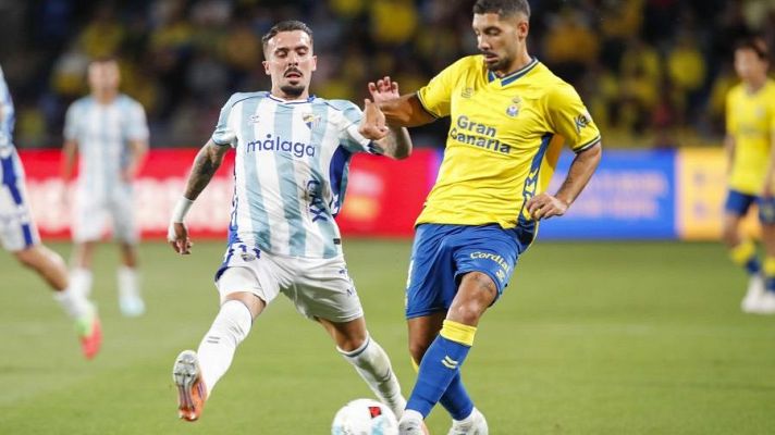 Resúmenes de LaLiga - UD Las Palmas - Málaga CF: resumen del partido de ida de las semifinales de los play-off de ascenso a Primera División