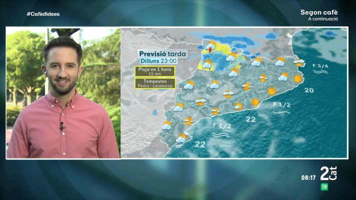 El temps - Dilluns més calorós i ruixats de tarda. Com es presenta la setmana?