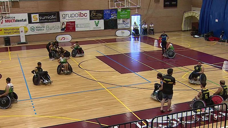 Illescas se ha convertido en el escenario del campeonato de España de Rugby en Silla de Ruedas - Noticias de Castilla-La Mancha | Ver