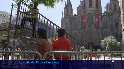 La Catedral serà la primera parada del papa a Barcelona