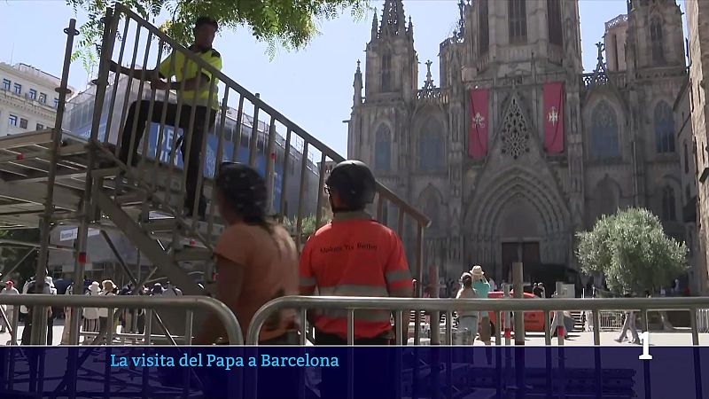 La Catedral serà la primera parada del papa a Barcelona