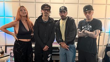 �Quieres ser el pr�ximo en viajar a Miami? Tony Grox & LUCYCALYS graban con los compositores de Bad Bunny