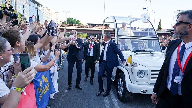 �ltimo d�a del papa en Madrid: peregrinos que regresan y otros que se quedan - Telediario 1 | Ver
