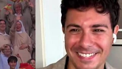 Alfred García: "Voy a cantar frente al papa"