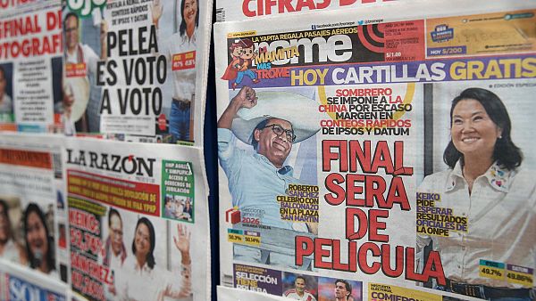 Roberto S�nchez da el sorpasso en Per� y supera a Fujimori con el 95% del escrutinio