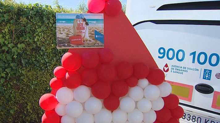Telexornal - Galicia - Sangue para o verán: obxectivo, 400 doazóns diarias