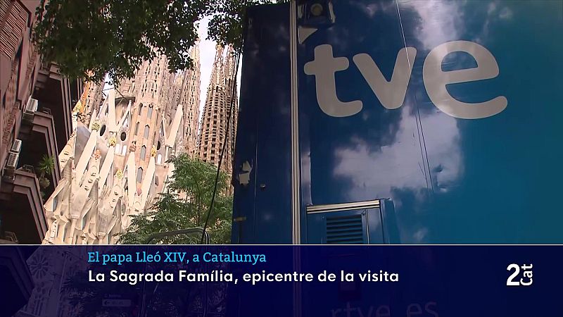 La Sagrada Família, epicentre de la visita de Lleó XIV: el papa beneïrà la Torre de Jesús