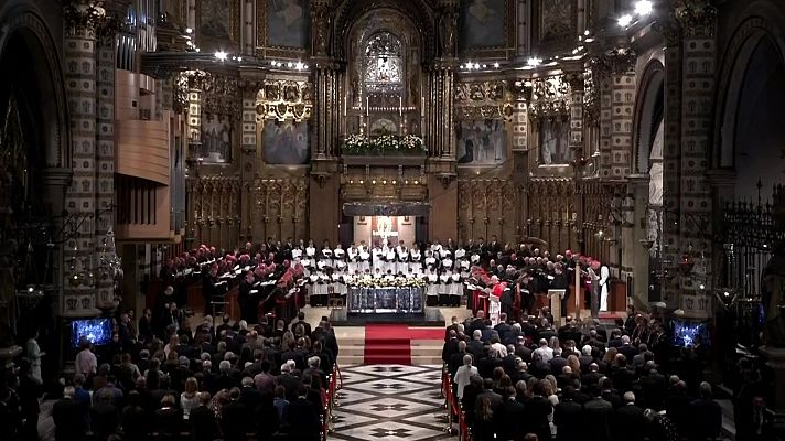 L'Informatiu - El papa Lleó XIV visita Montserrat