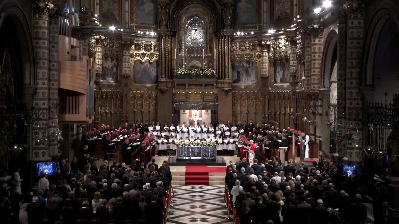 El papa Lleó XIV visita Montserrat