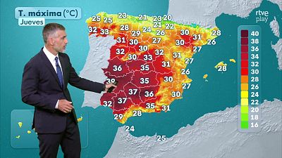 Temperaturas superiores a los 38 grados en el valle del Guadalquivir
