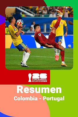 Copa Mundial de la FIFA 2026 - Colombia - Portugal: resumen, jugadas y goles del partido del Mundial 2026