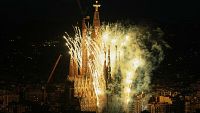 Un espect�culo de cine para inaugurar la torre de Jesucristo de la Sagrada Familia