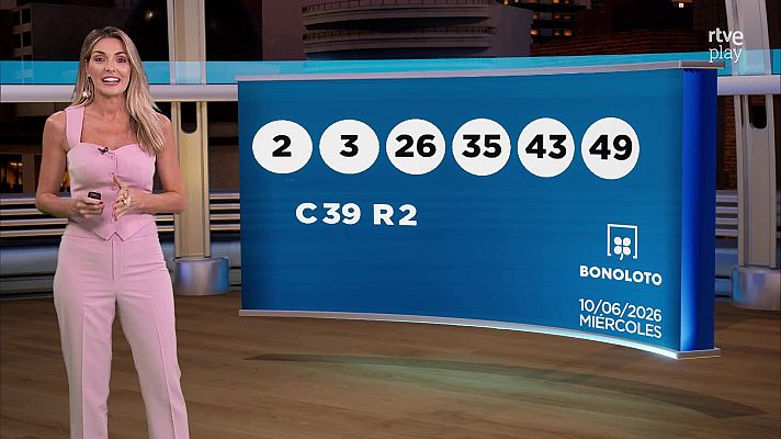 Loterías - Sorteo de la Bonoloto del 10/06/2026